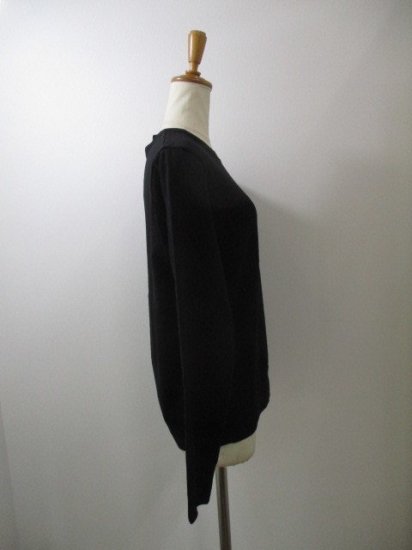 ȥΥTRANOI.TORA knit pull overBLACK