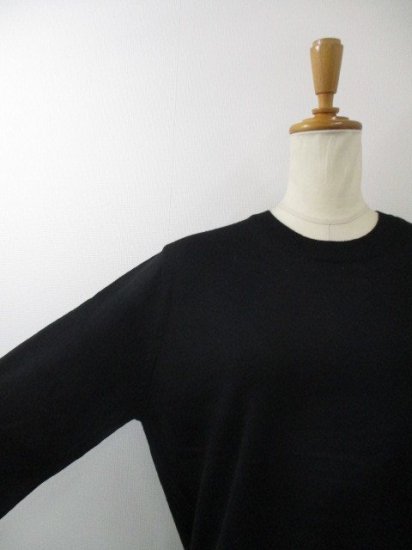 ȥΥTRANOI.TORA knit pull overBLACK