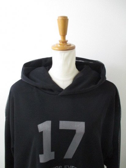 ᥾ޥåץ쥼 MAISON MAVERICK PRESENTSNumbering17 Tulle rayer sweat hooded hoodie֥å