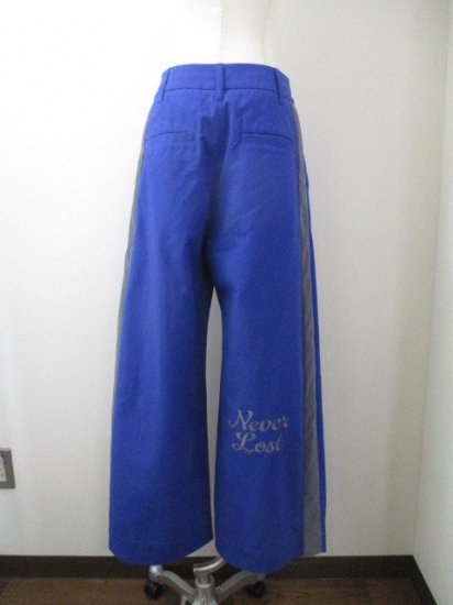 ȡޥޥѥ THOMAS MAGPIEback logo sideline chino pantsBLUE36