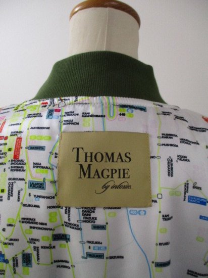 ȡޥޥѥ THOMAS MAGPIENishitetsu PRINT MA-1KHAKI