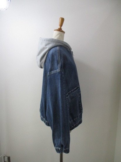 ֥ƥåǥʥ꡼ Boutique OrdinaryDetachable Hood Drizzler Denim JK-ǥ