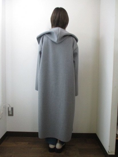 ֥ƥåǥʥ꡼ Boutique OrdinaryReversible Wool-like Hooded CoatGRAY