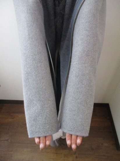 ֥ƥåǥʥ꡼ Boutique OrdinaryReversible Wool-like Hooded CoatGRAY