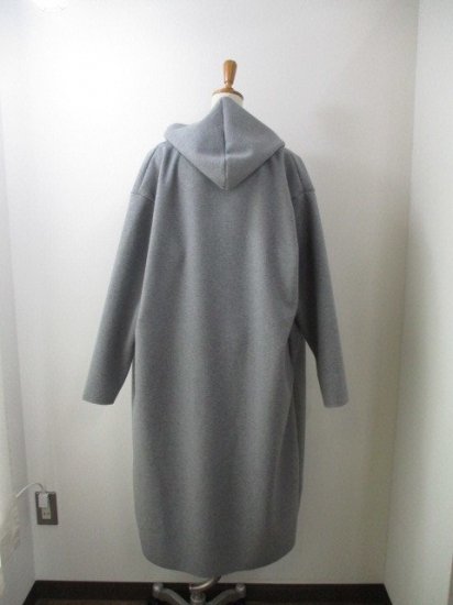 ֥ƥåǥʥ꡼ Boutique OrdinaryReversible Wool-like Hooded CoatGRAY