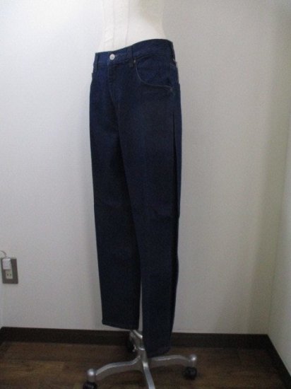 ǥ˥ ѥ ץ꡼ ǥ ȥ졼  ܥ塼  եå ̵YENNSIDE PLEATED DENIM PANTS INDIGO34