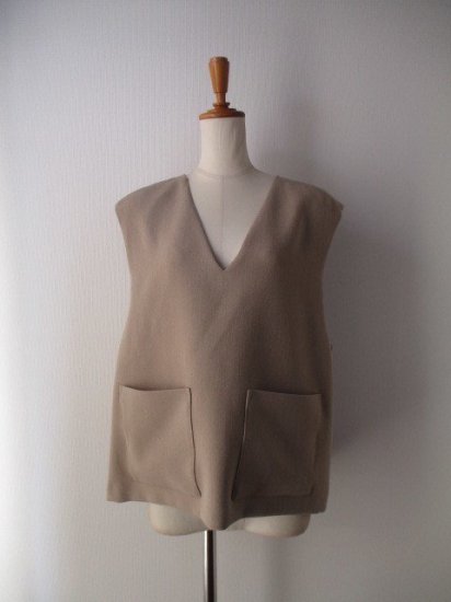 ʥ꡼ Anna Kerry V-NECK VEST BEIGE ̵ Vͥå٥ Хåǥ󤪤 ´ȼ ؼб ١/֥å NO:27244702