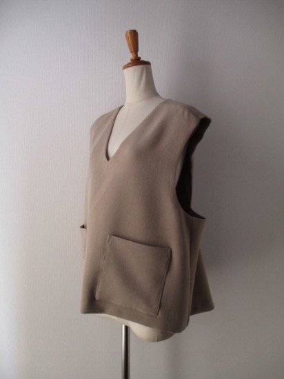 ʥ꡼ Anna Kerry V-NECK VEST BEIGE ̵ Vͥå٥ Хåǥ󤪤 ´ȼ ؼб ١/֥å NO:27244702