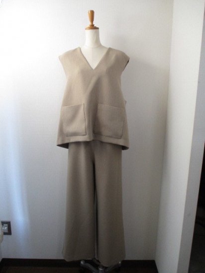 ʥ꡼ Anna Kerry V-NECK VEST BEIGE ̵ Vͥå٥ Хåǥ󤪤 ´ȼ ؼб ١/֥å NO:27244702