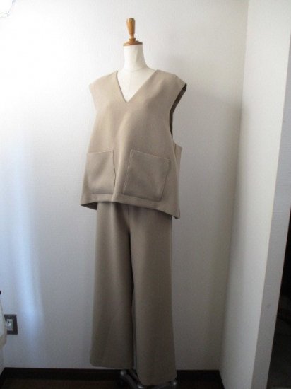 ʥ꡼ Anna Kerry V-NECK VEST BEIGE ̵ Vͥå٥ Хåǥ󤪤 ´ȼ ؼб ١/֥å NO:27244702