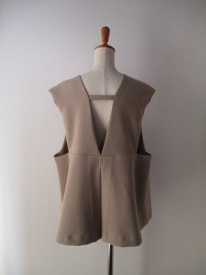 ʥ꡼ Anna Kerry V-NECK VEST BEIGE ̵ Vͥå٥ Хåǥ󤪤 ´ȼ ؼб ١/֥å NO:27244702