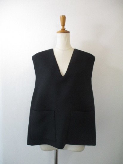 ʥ꡼ Anna Kerry V-NECK VEST BLACK ̵ Vͥå٥ Хåǥ󤪤 ´ȼ ؼб ١/֥å NO:27244702