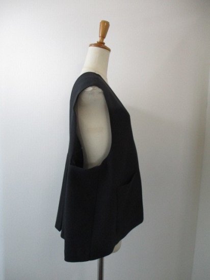 ʥ꡼ Anna Kerry V-NECK VEST BLACK ̵ Vͥå٥ Хåǥ󤪤 ´ȼ ؼб ١/֥å NO:27244702