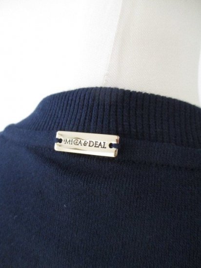 ޥ&ǥ MICA&DEAL wide-sleeve pt sweatD/NAVY磻ɥ꡼֥å ΢Ǻ ǥ ե 0125109018 ̵