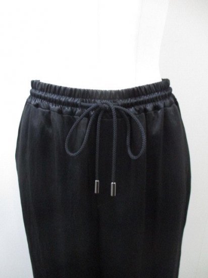  MICA&DEALǥ ֥å ե꡼ ȥ  ̵ޥ&ǥ MICA&DEALsatin rib pants-֥å