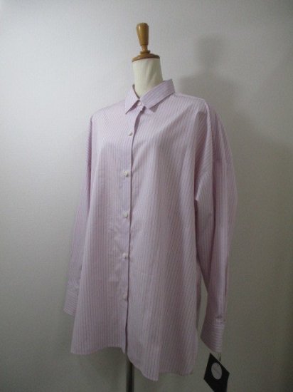 ޥǥ MICADEAL 100/2 stripe shirtPINKȥ饤ץ 0125101020 ǥ ԥ åȥ100% С ̵