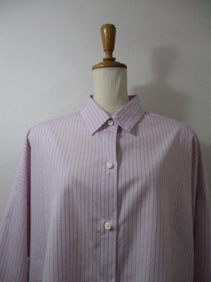 ޥǥ MICADEAL 100/2 stripe shirtPINKȥ饤ץ 0125101020 ǥ ԥ åȥ100% С ̵