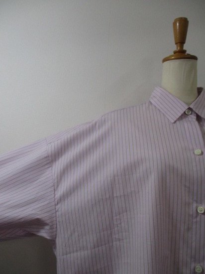 ޥǥ MICADEAL 100/2 stripe shirtPINKȥ饤ץ 0125101020 ǥ ԥ åȥ100% С ̵