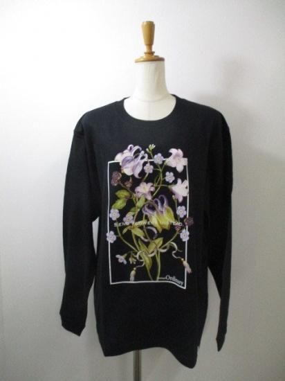 Boutique ordinary ֥ƥåǥʥ꡼ BO25-913T Send flowers Long Sleeve T BLACK ǥ 25ղ 磻ɥ륨å ̵