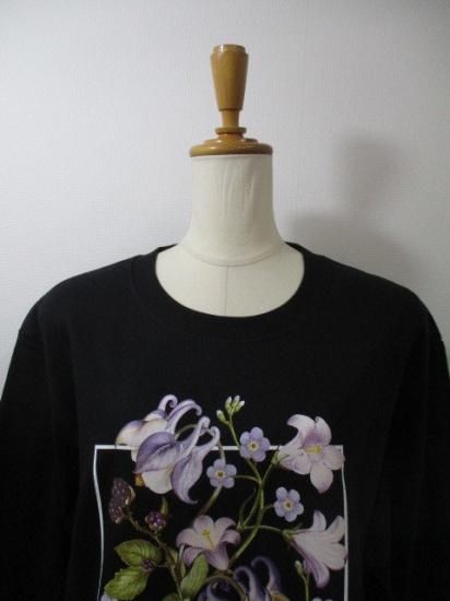 Boutique ordinary ֥ƥåǥʥ꡼ BO25-913T Send flowers Long Sleeve T BLACK ǥ 25ղ 磻ɥ륨å ̵