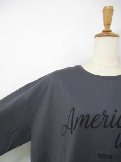 ޥ ɥǥ롡MICA&DEAL AMERICANA  MICA long tee 0125309271-졼