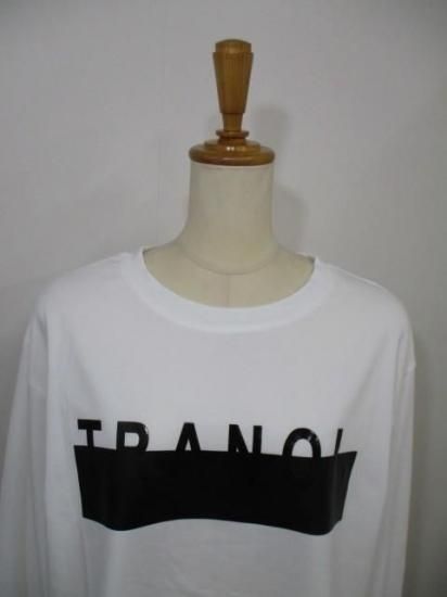 ̵ ȥΥ TRANOI. T ĹµT ǥ T T-shirt ȥåץ 󥰥꡼ ܥ塼ॹ꡼ ɥå ۥ磻  ֥å