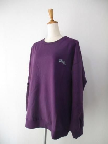 ̵ ȥΥ TRANOI. TORA EMBLEM SWEAT 214J213 å EMBLEM ȥåڥ ߥ΢ 奢 եå    PURPLE