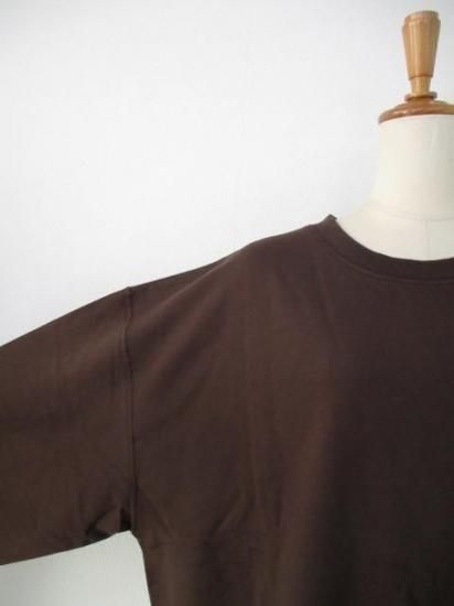 ̵ ȥΥ TRANOI. TORA EMBLEM SWEAT 214J213 å EMBLEM ȥåڥ ߥ΢ 奢 եå    BROWN