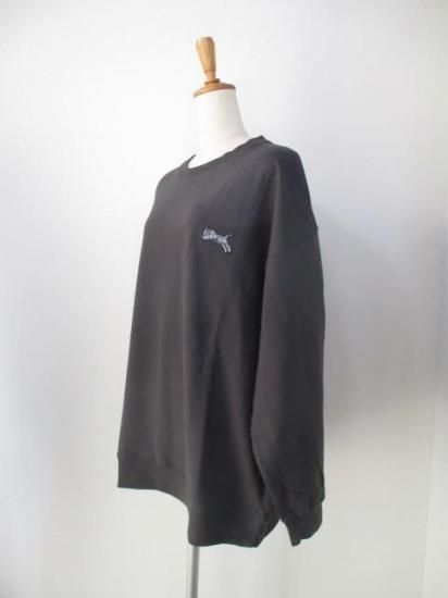 ̵ ȥΥ TRANOI. TORA EMBLEM SWEAT 214J213 å EMBLEM ȥåڥ ߥ΢ 奢 եå    CHARCOAL