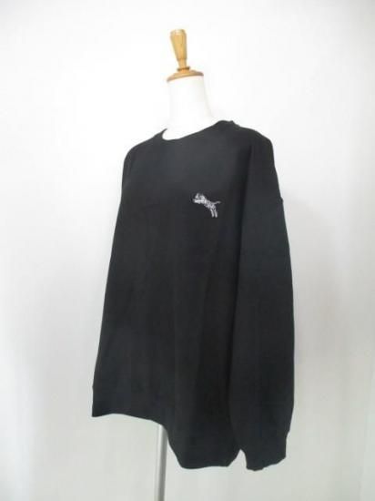 ̵ ȥΥ TRANOI. TORA EMBLEM SWEAT 214J213 å EMBLEM ȥåڥ ߥ΢ 奢 եå    BLACK