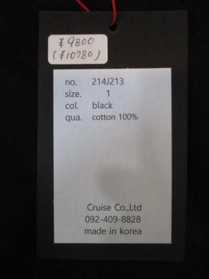 ̵ ȥΥ TRANOI. TORA EMBLEM SWEAT 214J213 å EMBLEM ȥåڥ ߥ΢ 奢 եå    BLACK