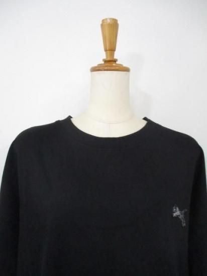 ̵ ȥΥ TRANOI. TORA EMBLEM SWEAT 214J213 å EMBLEM ȥåڥ ߥ΢ 奢 եå    BLACK