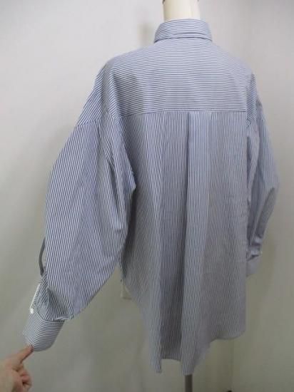 ラリアムー Lallia Mu レイヤードデザインシャツ ストライプ