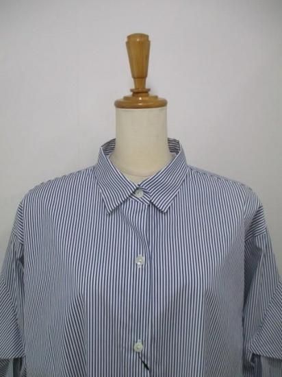 ラリアムー Lallia Mu レイヤードデザインシャツ ストライプ