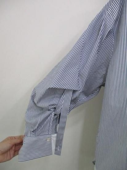 ラリアムー Lallia Mu レイヤードデザインシャツ ストライプ