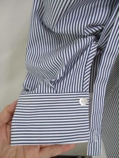 ラリアムー Lallia Mu レイヤードデザインシャツ ストライプ