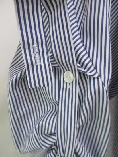 ラリアムー Lallia Mu レイヤードデザインシャツ ストライプ