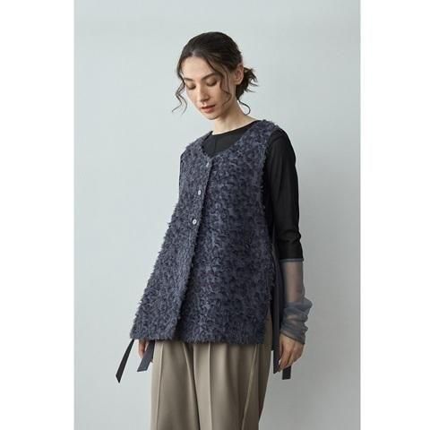 ̵ ALMOND OIL ɥ Cut Jacquard Gilet  ǥ 25 ե꡼ M 9  252A3305 GRAY
