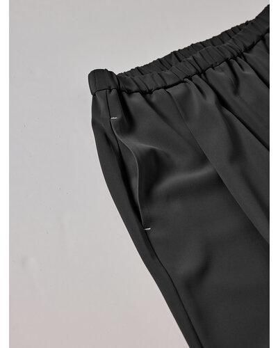 ̵ YENN  SIDE SLIT SLACKS Y253-31103 ǥ 25 ݥꥨƥ ȥ졼ȥѥġѥ å BLACK 36