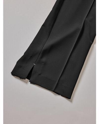 ̵ YENN  SIDE SLIT SLACKS Y253-31103 ǥ 25 ݥꥨƥ ȥ졼ȥѥġѥ å BLACK 36