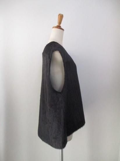 ̵ ʥ꡼ Anna Kerry FLUFFY VEST 27253901 ǥ 25 㥮˥å ٥  ΢դ FREE M 9 BLACK