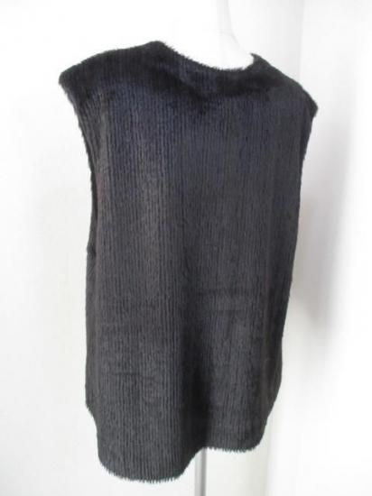 ̵ ʥ꡼ Anna Kerry FLUFFY VEST 27253901 ǥ 25 㥮˥å ٥  ΢դ FREE M 9 BLACK