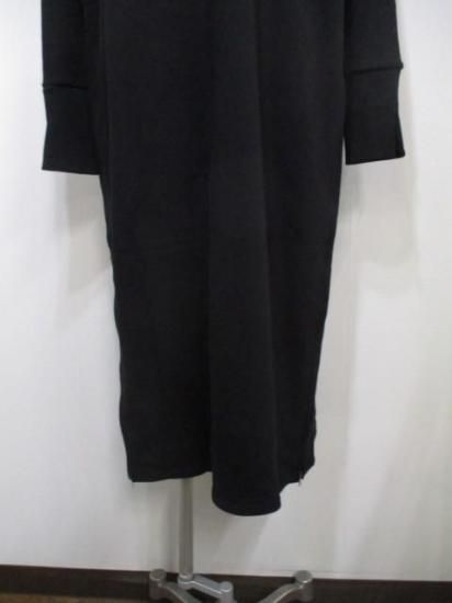 ̵ ȥΥ TRANOI Zip sweat onepiece 214J404 ԡ å å 奢 쥤䡼 ɽ ǥ 餷 BLACK