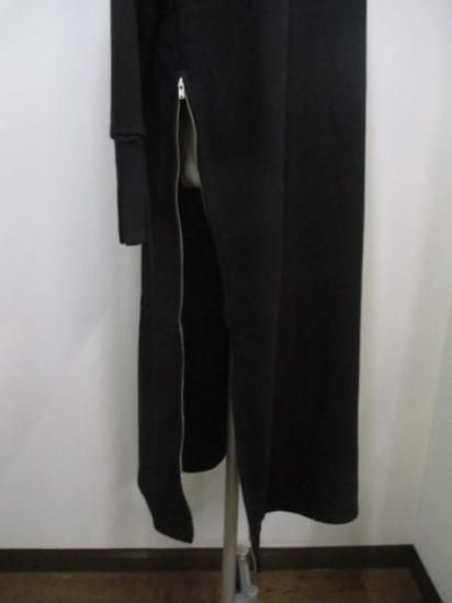 ̵ ȥΥ TRANOI Zip sweat onepiece 214J404 ԡ å å 奢 쥤䡼 ɽ ǥ 餷 BLACK