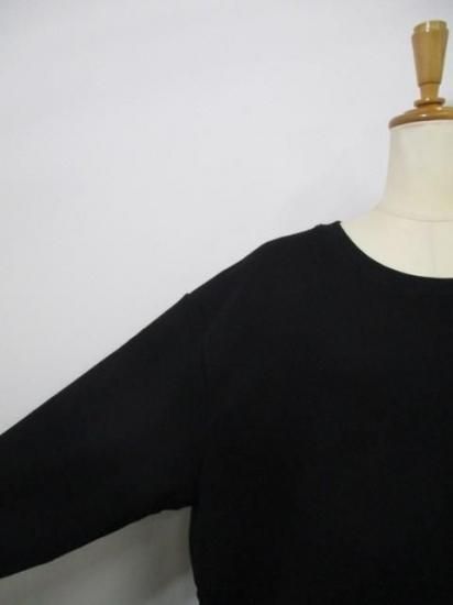 ̵ ȥΥ TRANOI Zip sweat onepiece 214J404 ԡ å å 奢 쥤䡼 ɽ ǥ 餷 BLACK