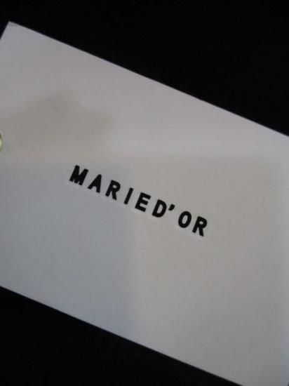 ޥ꡼ɡ MARIED'OR եåץȿȶҥ磻Ĺµ 21246 blackivory