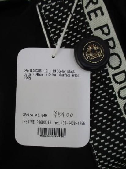 ̵ THEATRE PRODUCTS ץ POLKA DOT JQ TAPE NYLON 2WAYХå S CL250338 Хå ɥå BLACK
