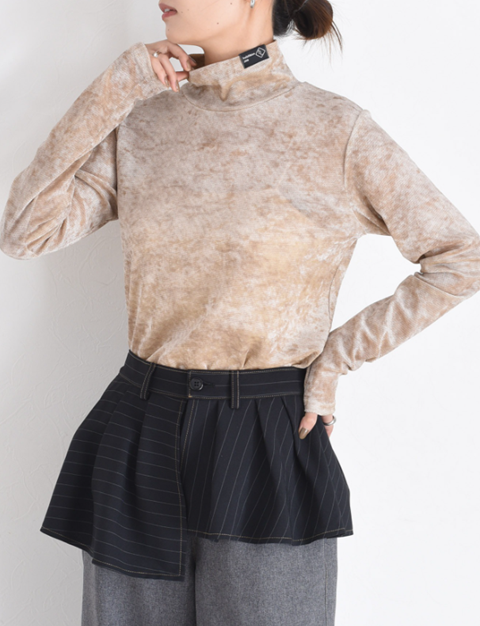 ̵ ߡ Eimee Law ˥奢󥹥٥ϥͥåȥåץ 84469L-2 ˥奢 ٥ ϥͥå ȥåץ Ʃ 餷 å ʡ CAMELBEIGE