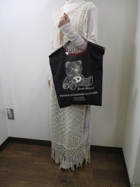 ̵ DOUBLE STANDARD CLOTHING  BALL&CHAIN ܥХå Near Future Bear (M) 0400004261 BLACK