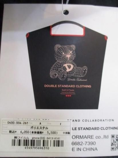 ̵ DOUBLE STANDARD CLOTHING  BALL&CHAIN ܥХå Near Future Bear (M) 0400004261 BLACK